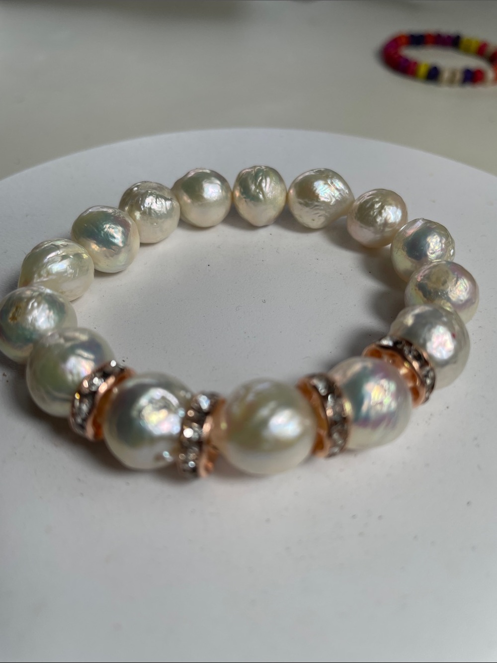 Luxurious, South Sea Pearl Stretch Bracelet.